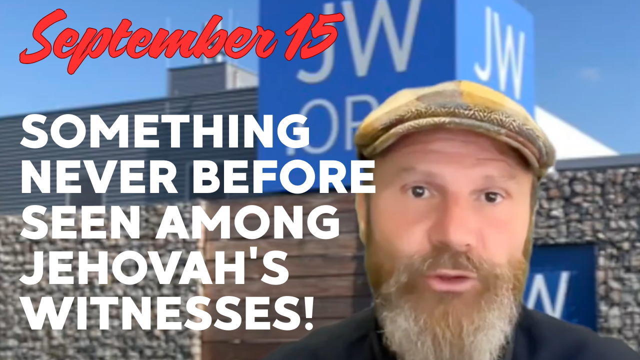 Something never before seen among Jehovahs Witnesses